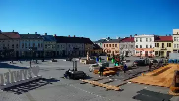 Widok z kamery na Rynek z Żywca - Nowość
