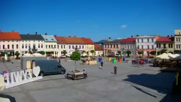 Widok z kamery na Rynek z Żywca - Nowość