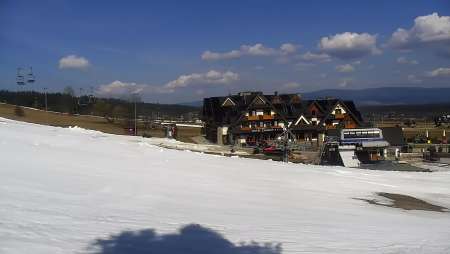 Widok z Kamery na stok KANIÓWKA w Białce Tatrzańskiej