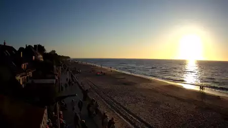 Sarbinowo plaża kamera na plaży