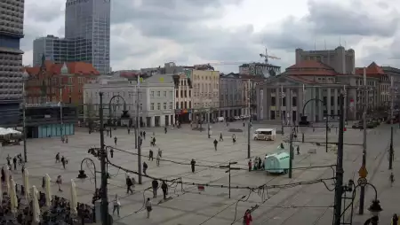 Widok na Rynek w Katowicach