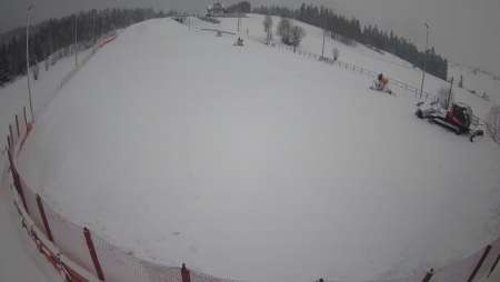 Obraz na trasę biegową w Klikuszowej.