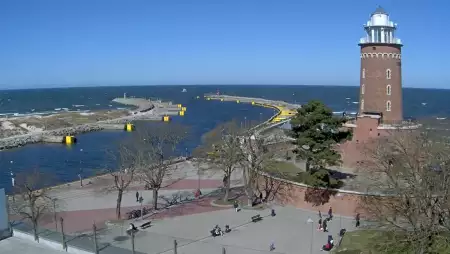 Widok na latarnię morską w Kołobrzegu - NOWOŚĆ