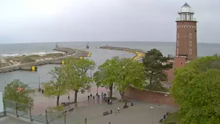 Widok na latarnię morską w Kołobrzegu - NOWOŚĆ