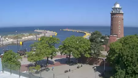 Widok na latarnię morską w Kołobrzegu - NOWOŚĆ