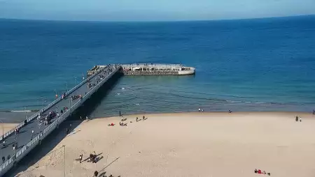 Obraz na żywo na Molo i Plażę w Kołobrzegu