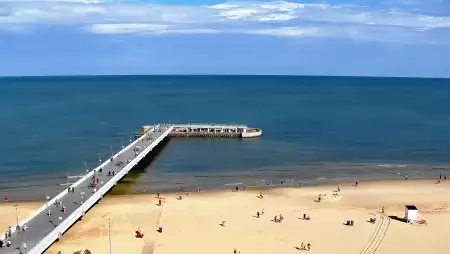 Obraz na żywo na Molo i Plażę w Kołobrzegu