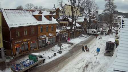 Ulubiony deptak turystów w Zakopanem.