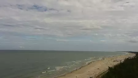 Kamera z widokiem na PLAŻĘ i MORZE w Łebie
