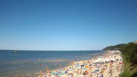 Kamera na plaże w Międzyzdrojach - cudowne zdjęcia.
