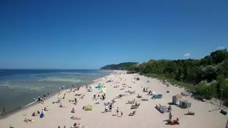 Kamera na plaże w Międzyzdrojach - cudowne zdjęcia.