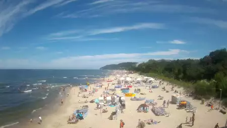 Kamera na plaże w Międzyzdrojach - cudowne zdjęcia.