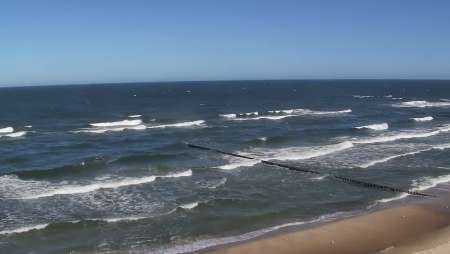 Widok z Kamery na plażę w Rewalu