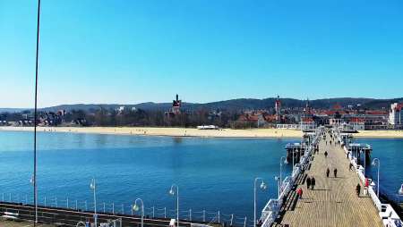 Zdjęcie z kamery SOPOT - widok z molo