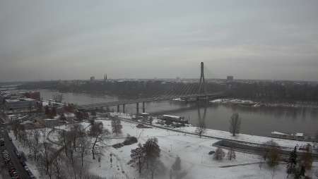 Obraz live z widokiem na Most Świętokrzyski w Warszawie. Zerknij na inne kamery.