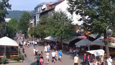 Krupówki - Camera on the promenade in Zakopane