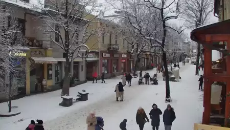 Krupówki - Camera on the promenade in Zakopane