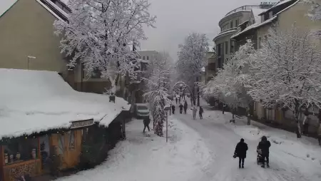 Krupówki - Camera on the promenade in Zakopane
