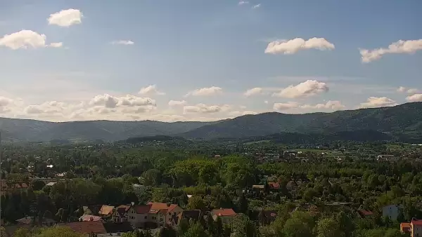 Widok na centrum miasta Andrychowa