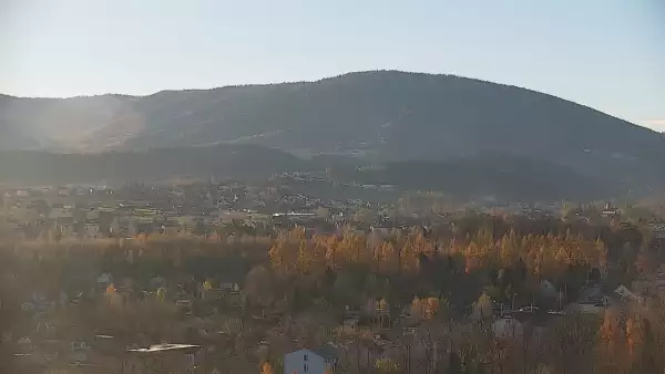 Widok na centrum miasta Andrychowa