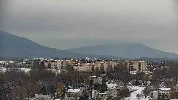 Widok na centrum miasta Andrychowa