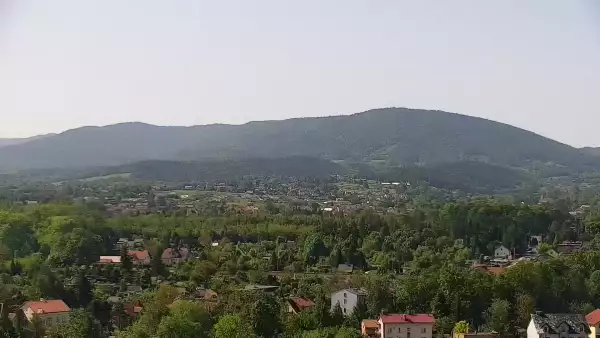 Widok na centrum miasta Andrychowa
