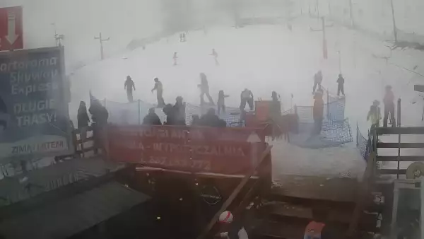 Widok na orczyk ANTKI w kompleksie narciarskim Zieleniec Sport Arena