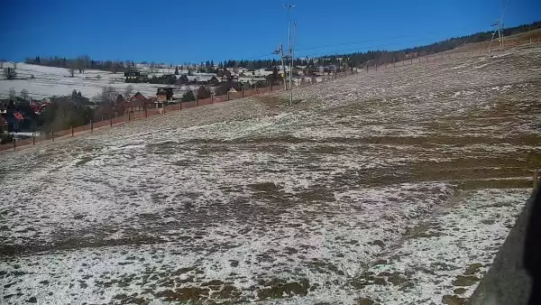 Widok na trasy narciarskie na Słowacji. Online prosto z ośrodka Bachledka