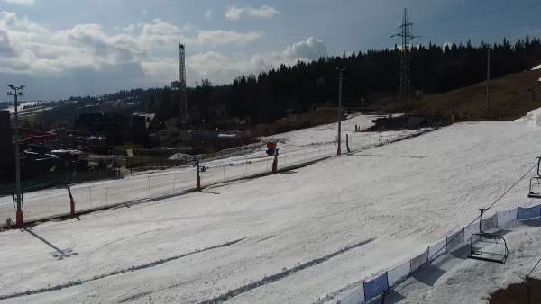 Bania w Białce Tatrzańskiej z kamery na żywo.