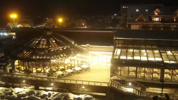 Bania w Białce Tatrzańskiej z kamery na żywo.