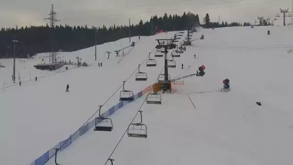 Bania w Białce Tatrzańskiej z kamery na żywo.