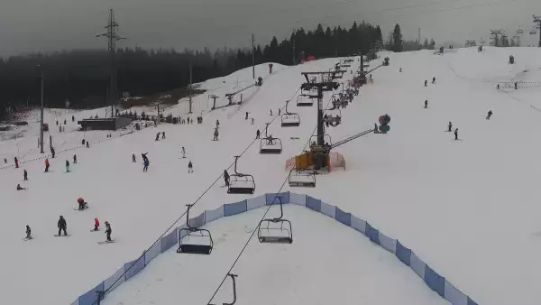 Bania w Białce Tatrzańskiej z kamery na żywo.