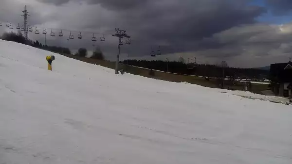 Widok z Kamery na stok KANIÓWKA w Białce Tatrzańskiej