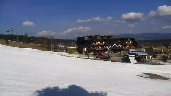 Widok z Kamery na stok KANIÓWKA w Białce Tatrzańskiej