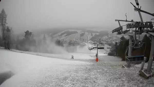 Bieszczad.ski - widok z górnej stacji NOWOŚĆ