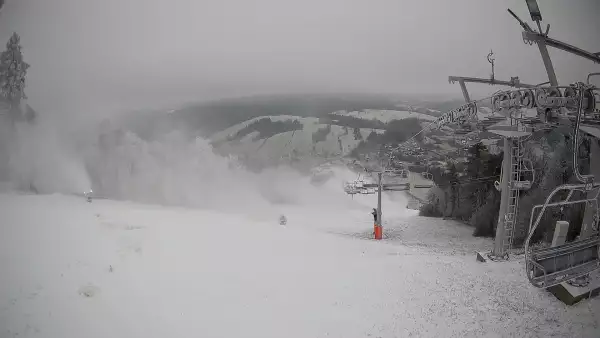 Bieszczad.ski - widok z górnej stacji NOWOŚĆ