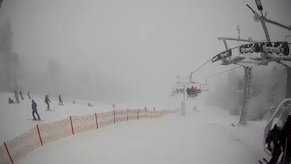 Bieszczad.ski - widok z górnej stacji NOWOŚĆ