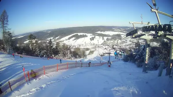 Bieszczad.ski - widok z górnej stacji NOWOŚĆ