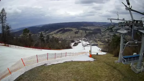 Bieszczad.ski - widok z górnej stacji NOWOŚĆ