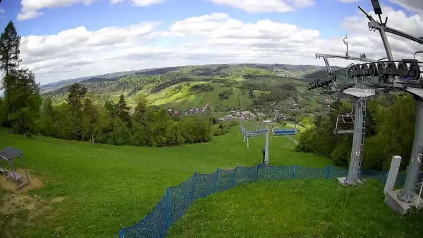 Bieszczad.ski - widok z górnej stacji NOWOŚĆ