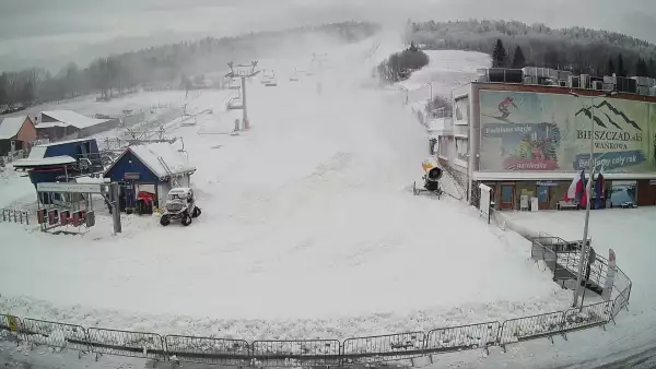 Bieszczad Ski - Wańkowa - widok na stok NOWOŚĆ