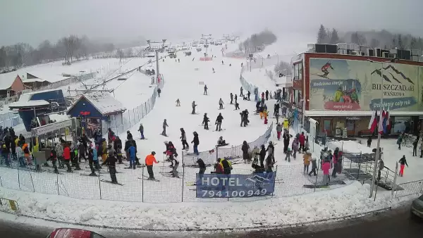 Bieszczad Ski - Wańkowa - widok na stok NOWOŚĆ