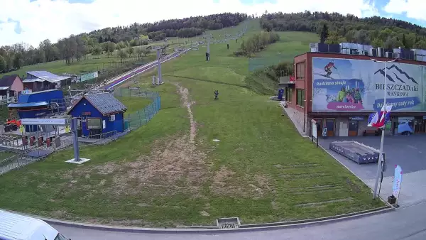 Bieszczad Ski - Wańkowa - widok na stok NOWOŚĆ