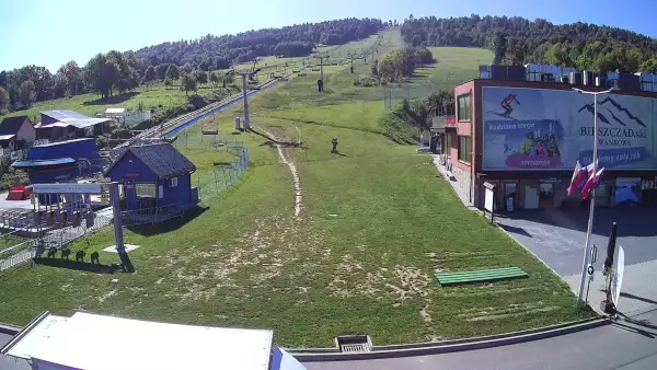 Bieszczad Ski - Wańkowa - widok na stok NOWOŚĆ