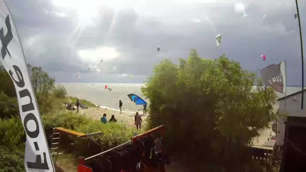 Widok z Kamery na Półwysep Helski Surf People
