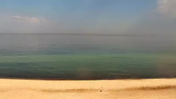 Widok na plażę w Chłapowie