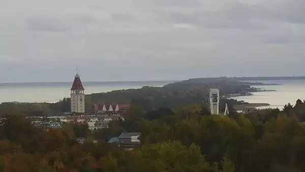 Obraz na morze z Chłapowa, kamera na żywo.