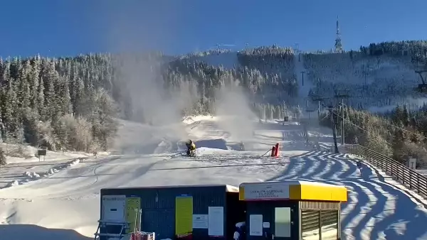Widok na trasy Szczyrk - Jaworzyna w Centralnym Ośrodku Sportów