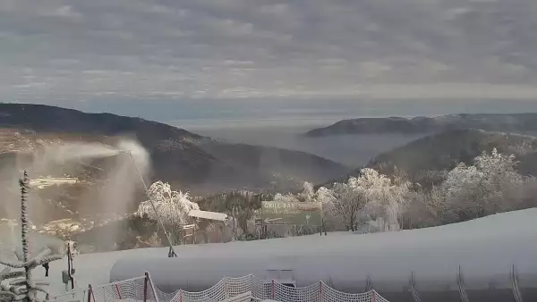 Widok na trasy Szczyrk - Jaworzyna w Centralnym Ośrodku Sportów