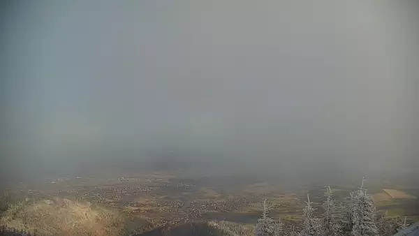 Widok na trasę narciarską Centralnego Ośrodka Sportów Zimowych